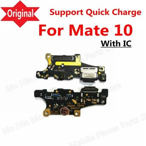 New Microphone Module+USB Charging Port Board Flex Cable Connector Parts For Huawei Mate 10 Replacement