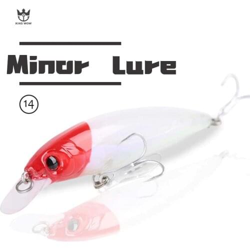 Fishing Lures Large Hard Bait Minnow with Treble Hook Life-Like Swimbait Crankbait Floating Lure for Bass Trout Walleye Redfish