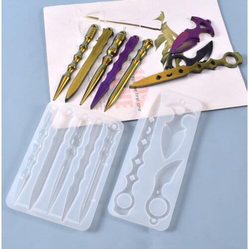 1 PCS Crystal Drops Glue Toys Silicone Mold DIY Jewelry Making Tool Moulds UV Epoxy Resin Decorative Craft