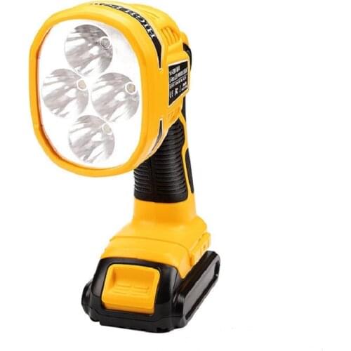 3W 12W 18V LED Lamp Flashlight for Dewalt DCB140 DCB200(NO Battery NO Charger)Lithium Battery USB Outdoor Tools Working Light