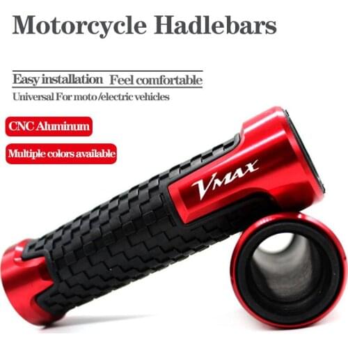For Yamaha V-MAX VMAX 1200 1985 - 2007 7/8 "22mm Universal Motorcycle Handle Handlebar Hand Bar Grip 1997 1998 1999 2000 2001