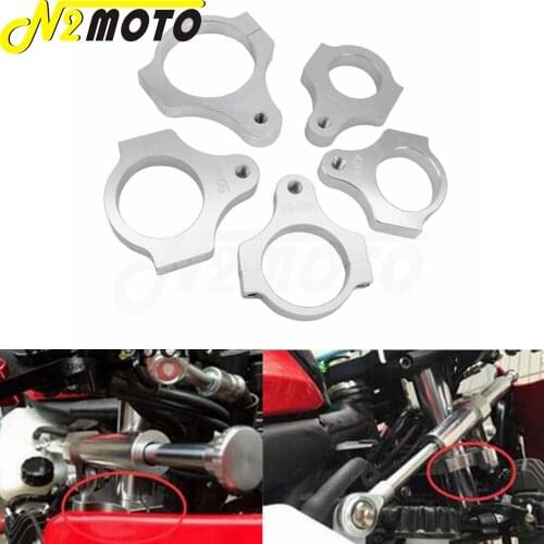 Universal Steering Damper Mounting Clamp Adapter 31 32 35 36 38 39 41 45 48 50 52 56 58 60mm Mounting Fork Frame Bracket Holder