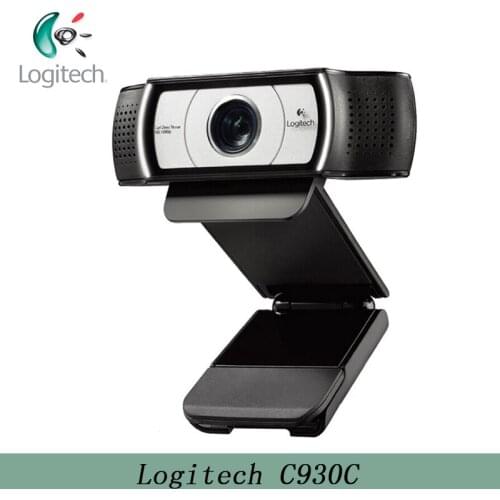 Logitech C930C 1920*1080 HD Garle Zeiss Lens Certification Webcam with 4Time Digital Zoom for PC Support Official Verification