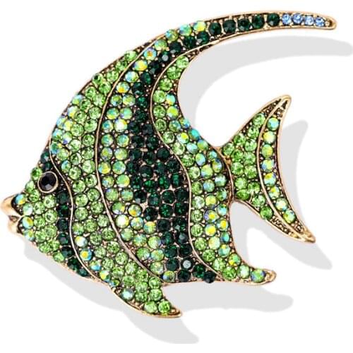 Morkopela Fish Enamel Pin Vintage Animal Pins And Brooches Women Man Suit Close Fish Brooch Pin Scarf Clip Accessories Gift