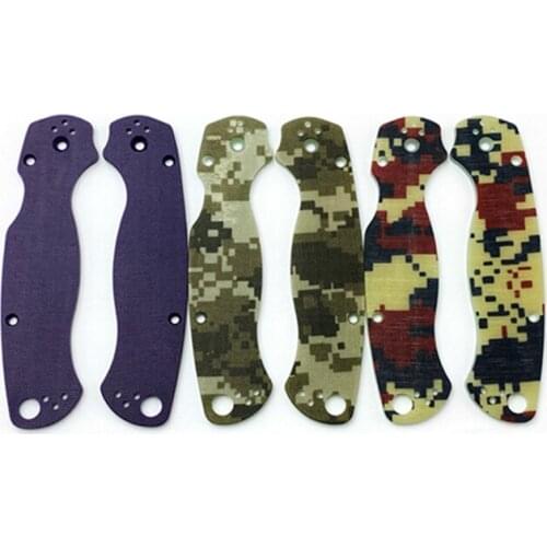 1Pair Professional G10 Blade Handle DIY Patches Material Anti-slip Custom Grip slab Blank Scales For Paramilitary 2