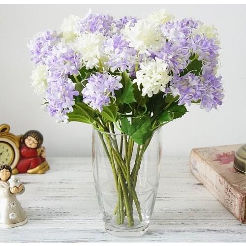 1pc short branch fog flowers artificial silk flower for Wedding Party Home Ornaments Flower Arrangement Decoration