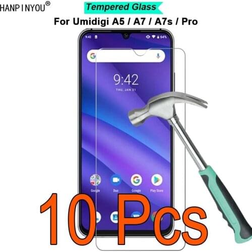 10 Pcs/Lot For Umidigi A5 A7 A7s Pro 9H Hardness 2.5D Ultra-thin Toughened Tempered Glass Film Screen Protector Guard