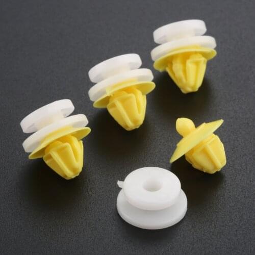 50Pc Car Interior Inner Door Card Panel Plastic Clips 7703077250 For Clio Megane Scenic Twingo Auto Fastener