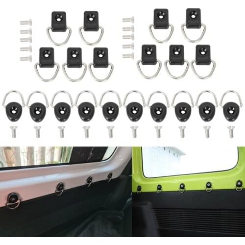 Car Tail Box Buckle Screw Tie Hook Tie-Down D Pull Buckle Bolt For Suzuki Jimny 2019 2020 2021JB43 JB64 JB74 Interior Accessory