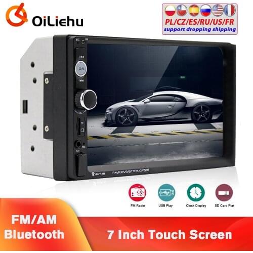 OiLiehu Car radio 2 din MP5 Player Bluetooth Mirror link 7” FM USB 2 Din Autoradio For Volkswagen Toyota Nissan Hyundai KIA