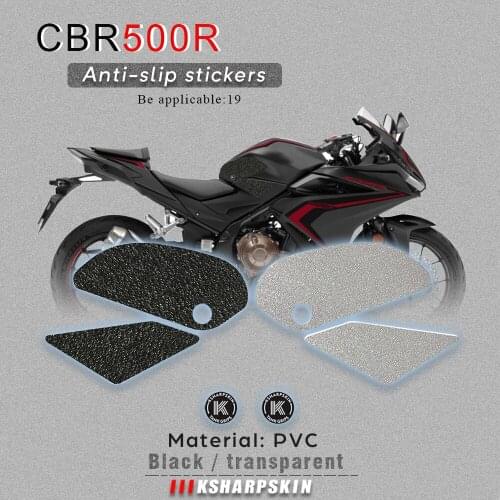 Motorcycle Tank Pad Tank grip friction protector Non-slip decals stickers Knee Pads for HONDA CBR500R CB500F 2019 CB 500r 500f
