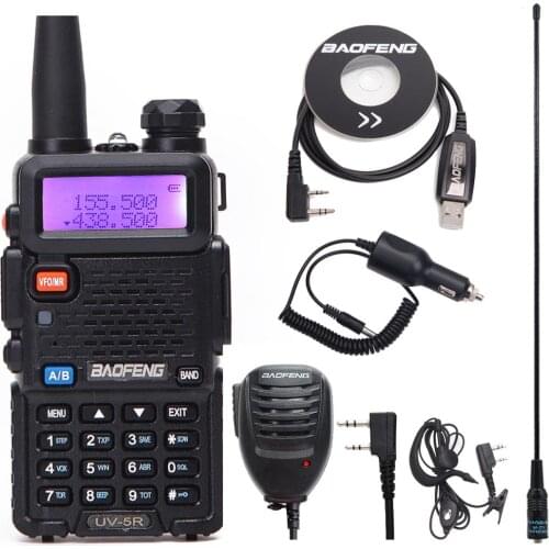 Baofeng BF-UV5R Amateur Radio Portable Walkie Talkie Pofung UV-5R 5W VHF/UHF Radio Dual Band Two Way Radio UV 5r CB Radio