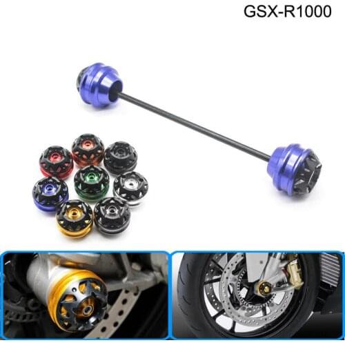 Free delivery for SUZUKI GSX-R1000 2012-2015 CNC Modified Motorcycle Front wheel drop ball / shock absorber