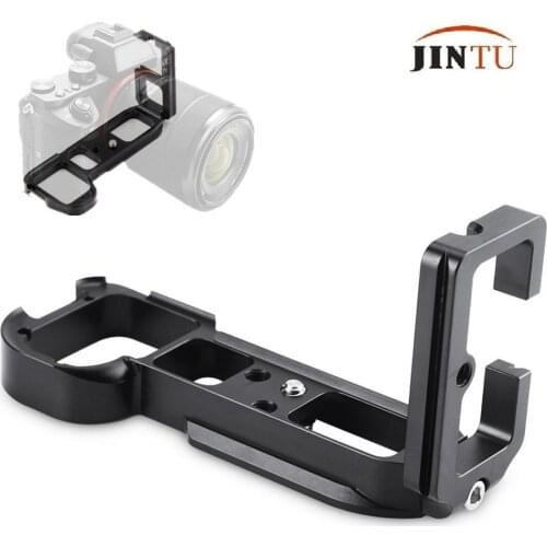 JINTU Quick Release Aluminium Alloy Vertical L-Plate Bracket Bracket Hand Camera Grip For Sony A7/A7R/A7S Arca Swiss RRS BENRO