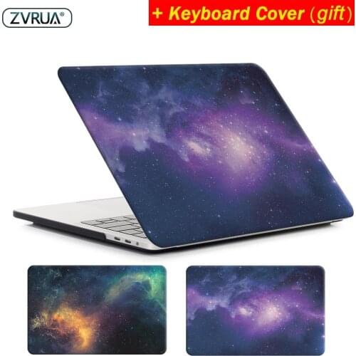 ZVRUA STAR laptop Case for MacBook Air 11 13 inch for APPLE MAC Pro with Retina 12 13.3 15 with Touch Bar New + keyboard cover