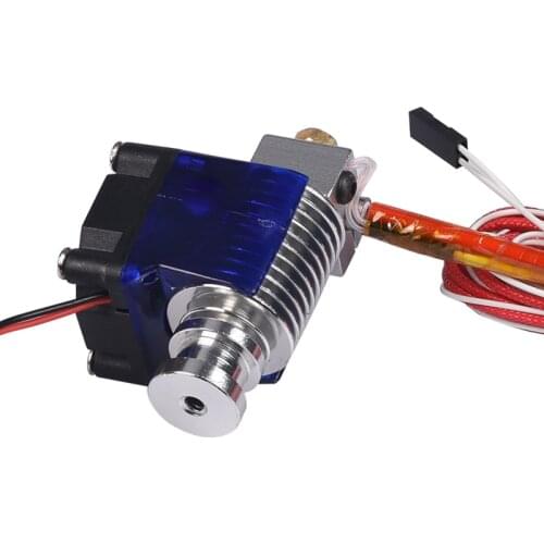 3D Printer J-head Hotend with Single Cooling Fan for 1.75mm/3.0mm Direct Filament Wade Extruder 0.3/0.4/0.5mm Nozzle