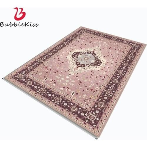 Bubble Kiss American Palace Style Carpets For Bedroom Decor Printed Rug Home Living Room Non-Slip Floor Carpet Bedside Area Rugs