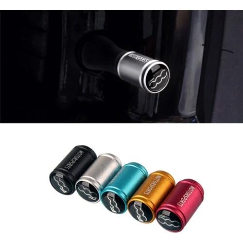 For Fiat 500 500x 124 Spider Punto Doblo Tempra Linea Ducato Stilo Matt Tire Valve Caps Auto Accessories Tyre Dustproof Cover