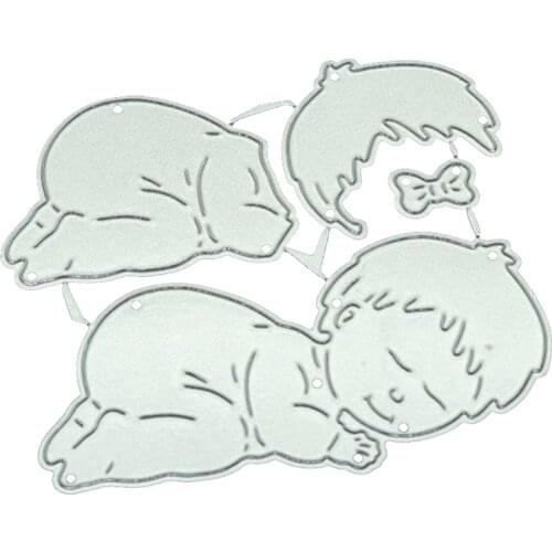 Sleeping Baby Metal Cutting Dies New 2018 Craft Stamps Die Cut Embossing Card Making Stencil Frame