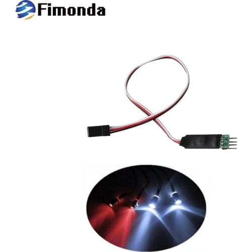Fimonda Model Car Light 3 Channel LED Lamp Switch Panel System 3CH Turn on Off Flashing Light Control Board for RC Car FS-GT2B