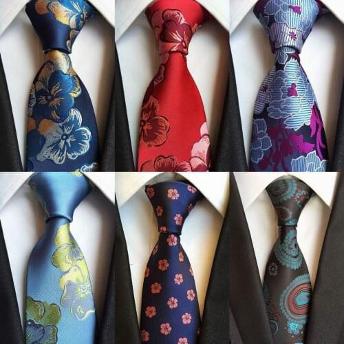 SKng Paisley Neck Ties for Mens 8cm Brand Designer Ties Neckties Wedding Suits Polyester Silk Gravatas Business Corbatas