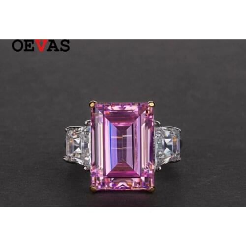 OEVAS Rings With Cubic Zirkonia For Women