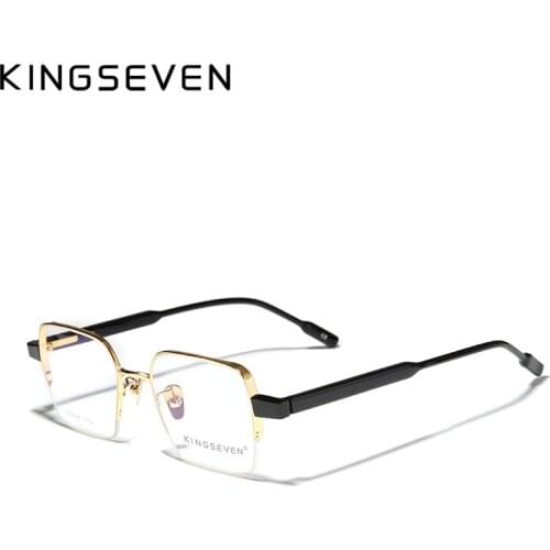 KINGSEVEN Acetate Fashion Glasses Frame Women Prescription Eyeglasses Myopia Optical Frame Female Square Spectacles Eyewear