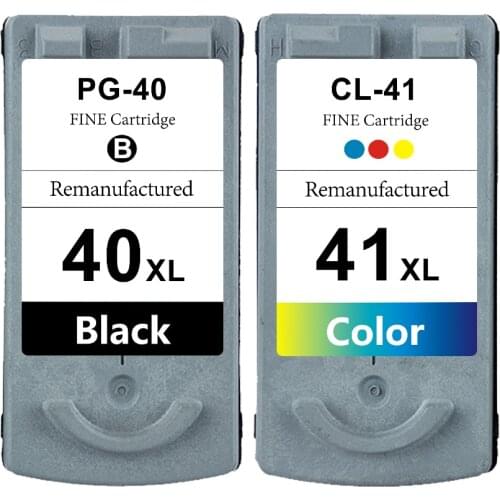 PG-40XL CL-41XL Ink Cartridges 40 40XL 41 41XL Fine Printer Cartridges for iP1600 iP1200 iP1900 MP140 MP150 MX300 MX310 MP160