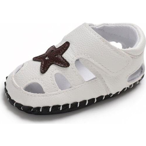 New PU Baby Non-Slip Sandals Child Summer Boys Fashion Sandals Sneakers Infant Shoes 0-18 Month Baby Shoes