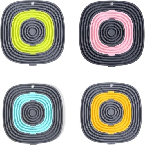 Silicone Pot Mat 3 In 1 Multi-Purpose Food Grade Kitchen Mat Flexible Pan Holder