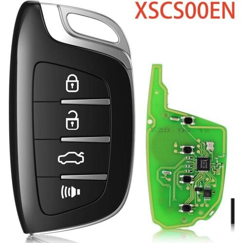 Xhorse XSCS00EN For VVDI Key Tools 4 Button Colorful Crystal Style Universal Remote Smart Key Proximity Function English Version