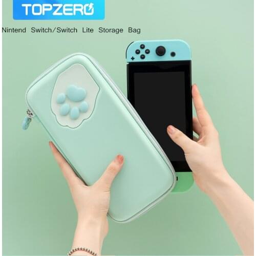 Cat Claw Storage Bag for Nintendo Switch Bag Portable Storage Case Hard Shell Box For Nintend Switch Lite Bag NS Console Cover