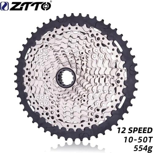 ZTTO Bicycle MTB 12 Speed 10-50T Cassette Micro M6100 50T Sprocket 12s Spline Cassette k7 Fit For MS Hub Body M7100 m8100