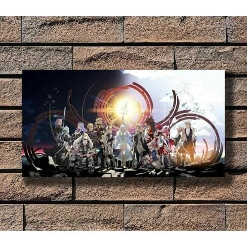 Fire Emblem Anime Silk Fabric Wall Poster Art Decor Sticker Bright