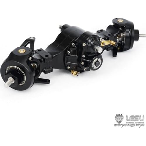 1/14 Metal LESU Front Through Axles Differential Lock for Scale TAMIYA RC Tractor Truck DIY Model Dumper Car