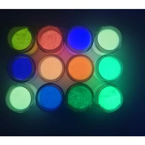 1kg 12 Color 2 in 1 Acrylic & Dip Powder Glow in the Dark Nail Dip Powder LONGEST lasting glow in the dark Acrylic powder,GH65