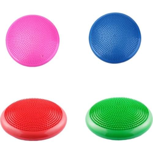 2021 Yoga Wobble Cushion Multipurpose Inflatable Mat Sitting Posture and Attention Improvement Undulating Seat Back Pain Relieve