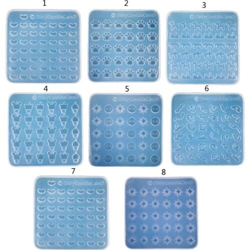 XXFD 30 Companies Cat Paw Mold Balloon Dog Mold Fully Transparent Mold Animal Ice Cream Mold for Jewelry Craft