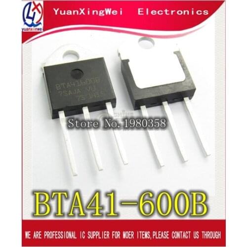 5PCS/lot BTA41-600B BTA41600B BTA41 BTA41-600B Triacs 40 Amp 600 Volt TO-3P new original