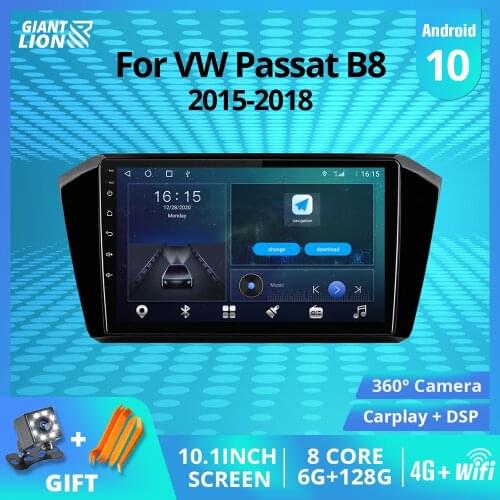 2 Din Android 9.0 Car Radio For VW/Volkswagen/Passat B8 Magotan 2015-2018 Autoradio Multimedia GPS Navigation Car DVD Player
