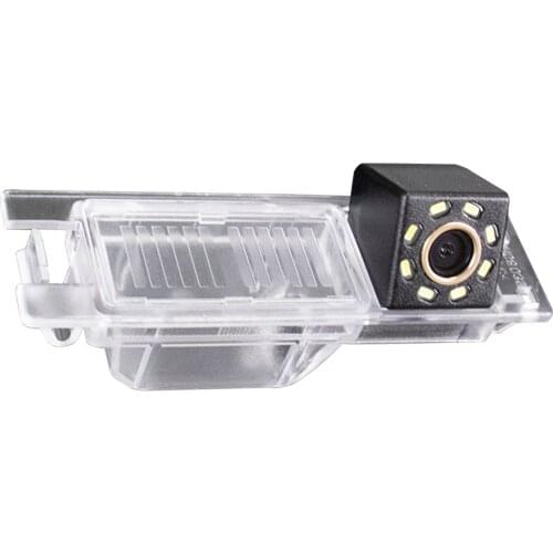 Misayaee Car Rear View Reverse Parking Camera Golden 8 LED for Fiat Tipo Doblo PUNTO Grande Punto Multipla 186 Marea 185