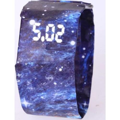 New Fashion Creative Paper Led Digital Watch Men Watches Waterproof Electronic Watches Men Digital Watch reloj hombre 2020