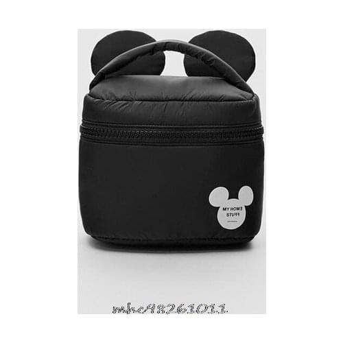 Disney Women Cosmetic Bag Mickey Mouse Multifunction Travel Toiletry Storage Organize Handbag Waterproof Female Makeup Case