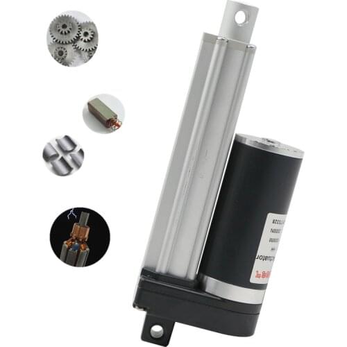 45MM POWER Thrust DC Electric Putter Straight Reciprocation Vertical Lift Rod Aluminum Alloy Motor 12V24V36V48V