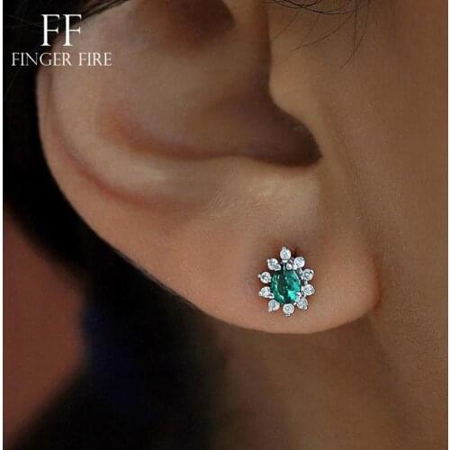 Finger fire Women's Gold Earrings