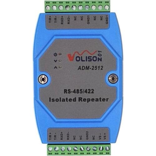 ADM-2512 Photoelectric Isolation RS485 Repeater RS485 / 422 Amplifier RS422 to 485 Isolator Industrial Grade