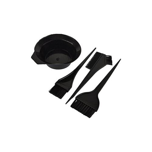 Hot Sale 4PC Hair Comb Set Hairdressing Twin Headed Brush Bristle Brushes Bowl Salon Hair Styling Hair Color Kit -43