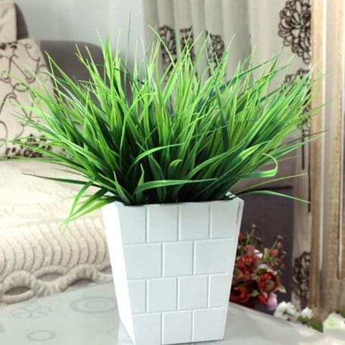 Artificial Grass Plant Decorative Plastic Imitation Fake Plant Grass Plant For Wedding Christmas Home Decor Office Table Decor