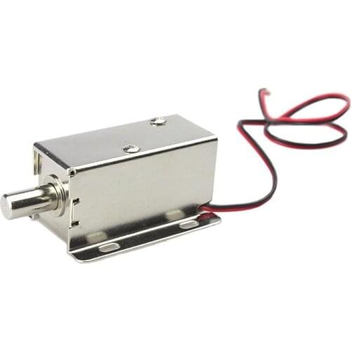 KINJOIN DC12V Small Electromagnetic Lock Storage Cabinets Electronic Lock Mini Electric Bolt Lock Drawer File Cabinet Lock