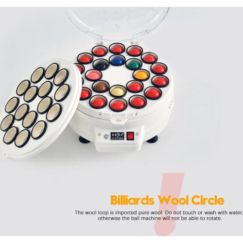 Billiard Ball Cleaner Machine Wool Loops 16/22 Wool Circles For Black 8/Snooker Automatic Cleaning Machine Billiard Accessories